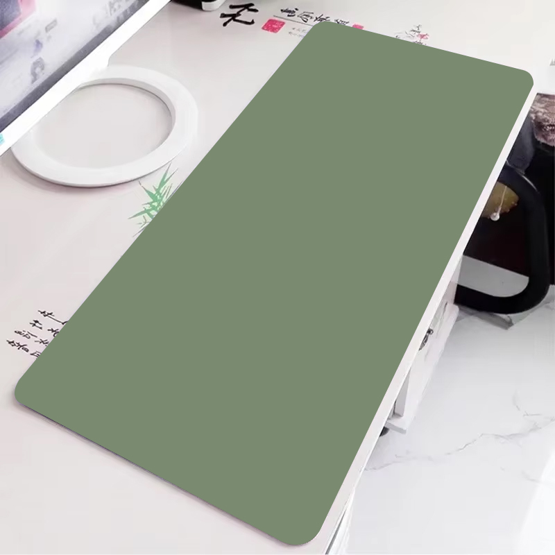 Mouse Pad Blank Sublimation - Solid green gaming mousepad large simple