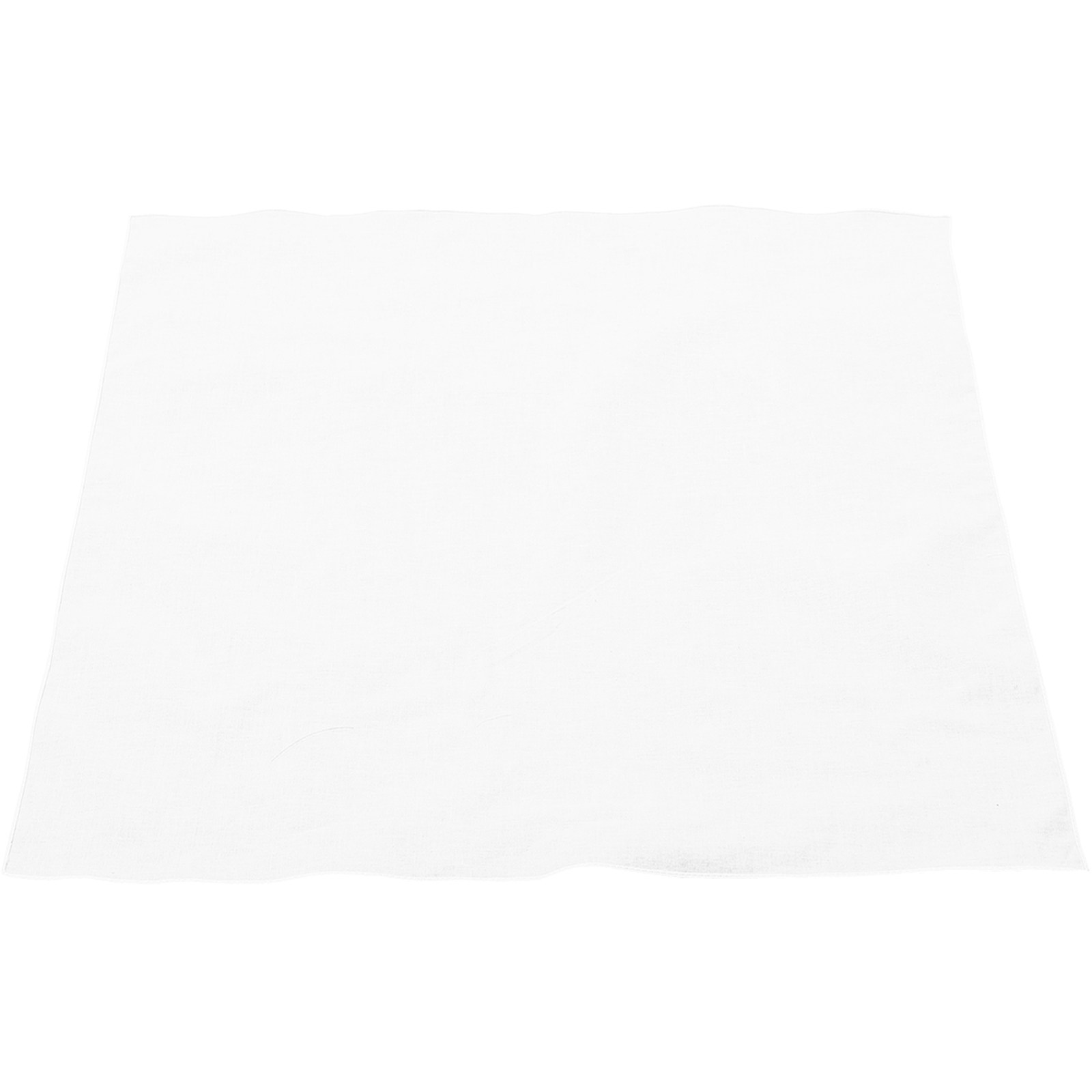 White Cotton Handkerchief Squa - Bandana Blank White avaliação e preço