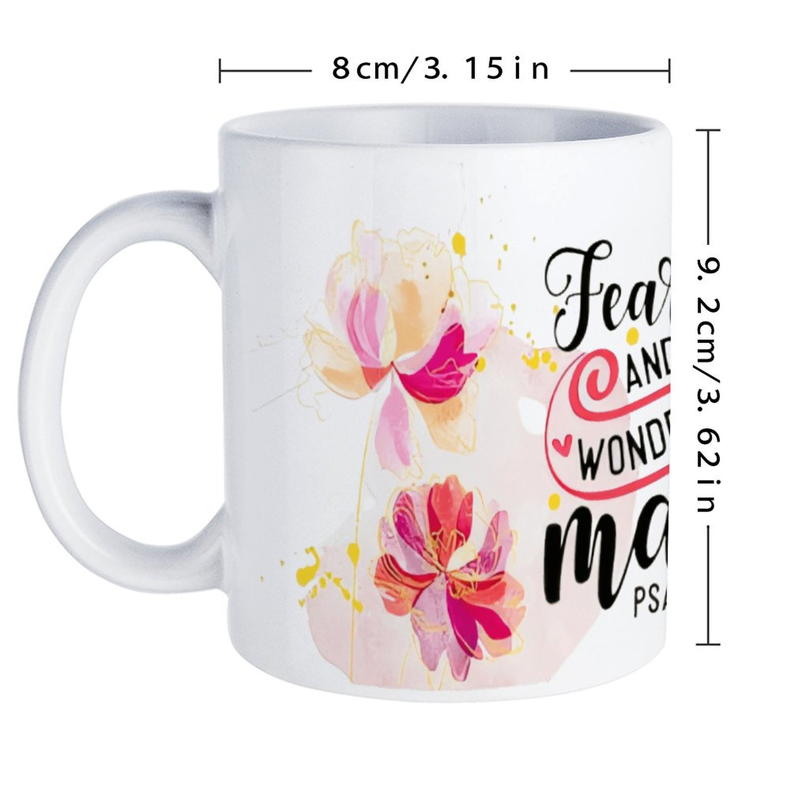 Fearfully And Wonderfully Made - Sublimation Mug White avaliação e preço