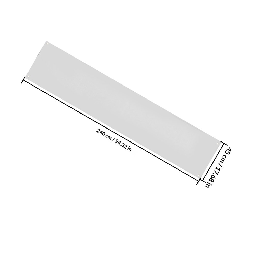 Large Blank White Banner for D - Yard Sign Blank avaliação e preço