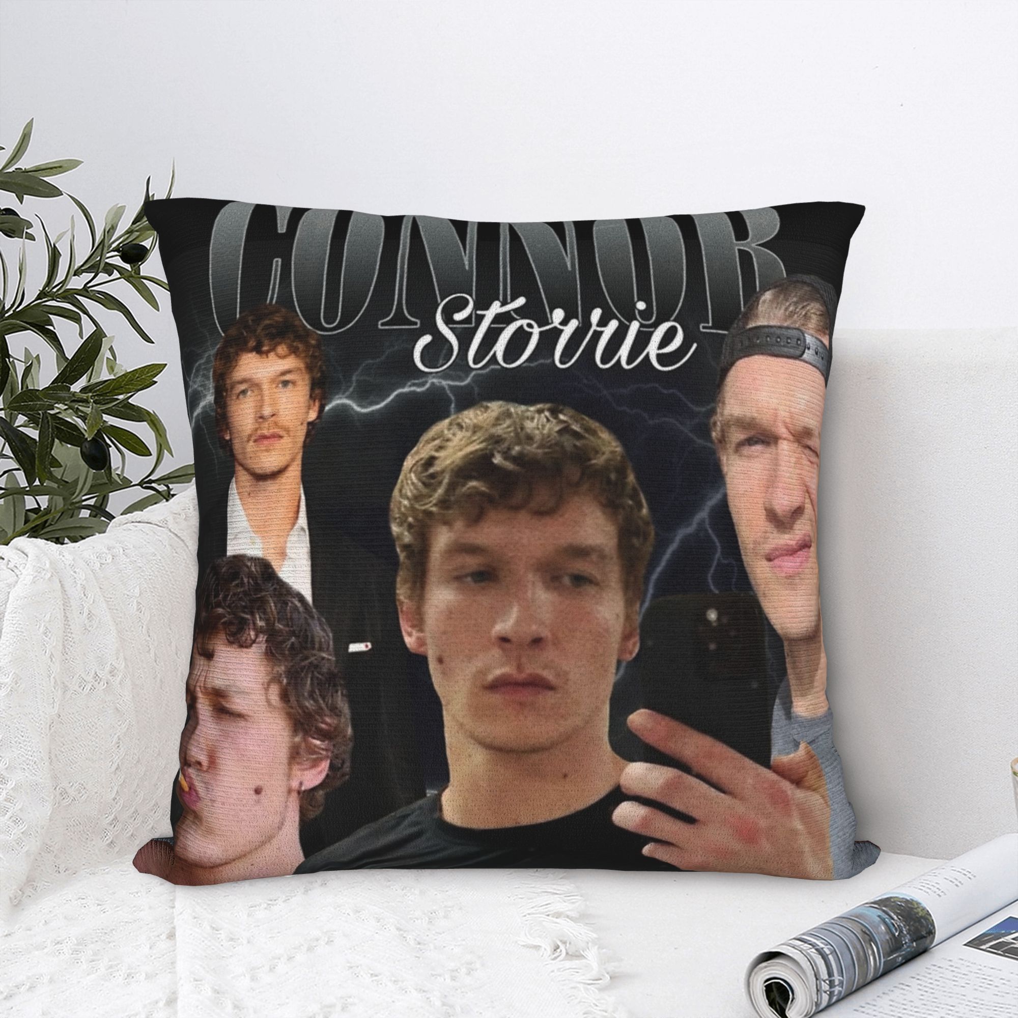 Connor Storrie Heated Rivalry  - Pillow Cover Sublimation avaliação e preço