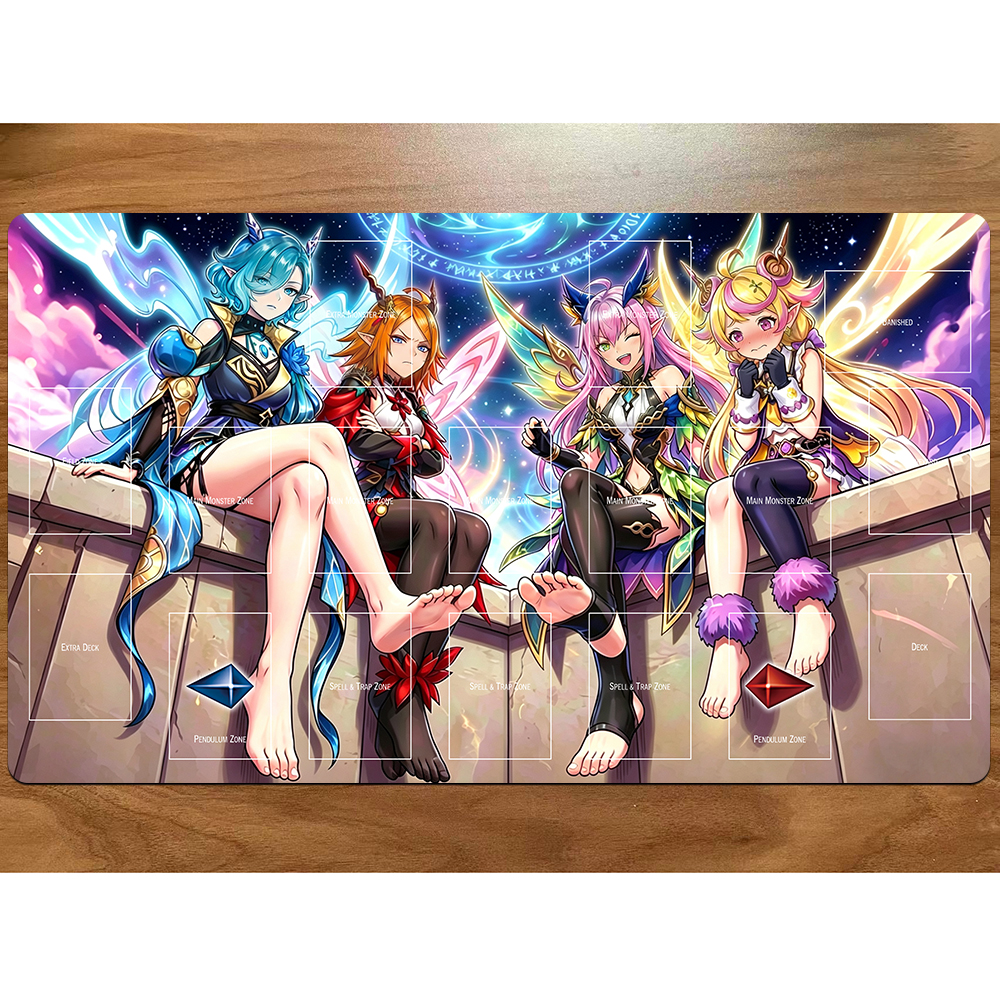 Yu-Gi-Oh Playmat Elfnote Regin - Door Mat Blank avaliação e preço
