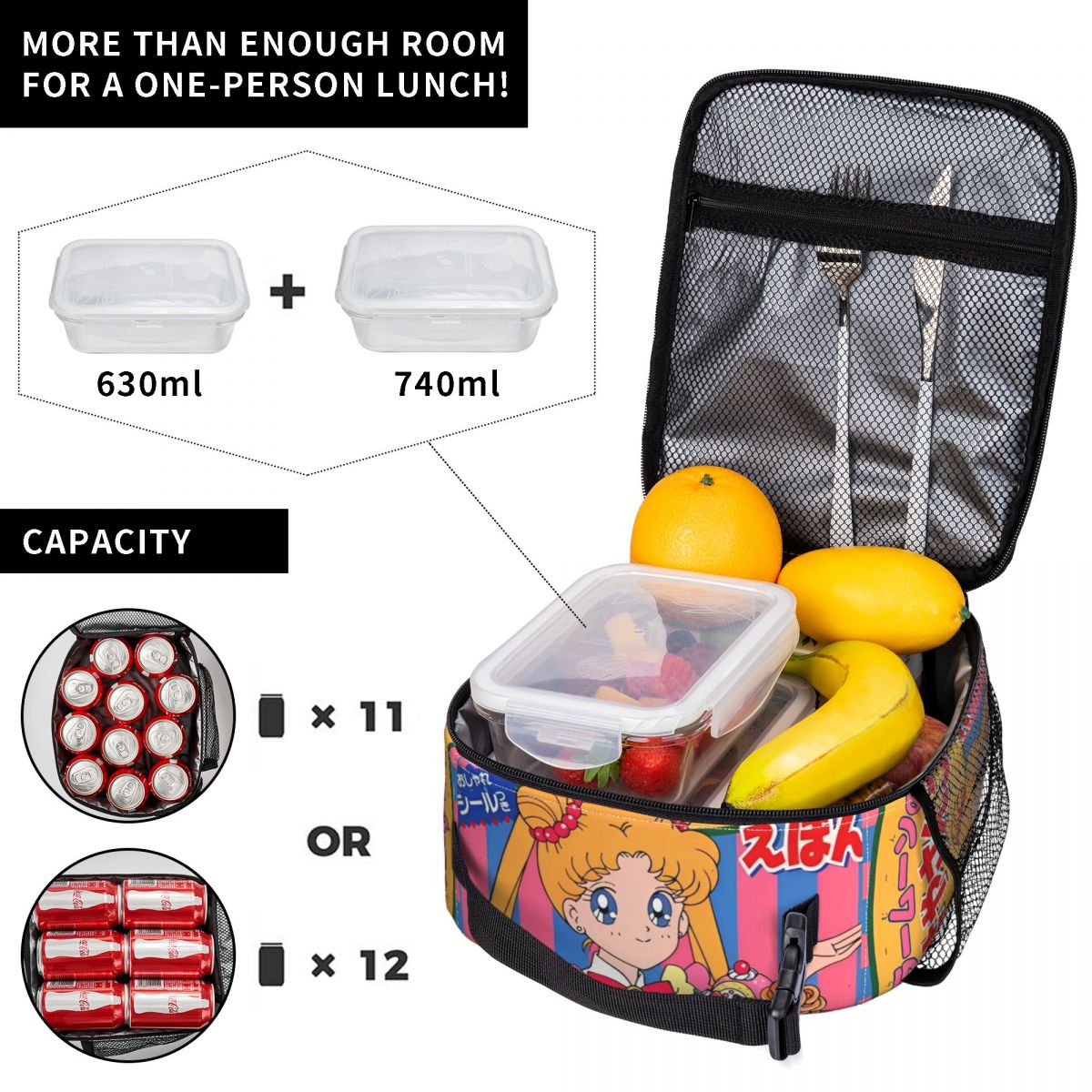 Cartoon Sailors Moons Insulate - Tote Bag Sublimation avaliação e preço