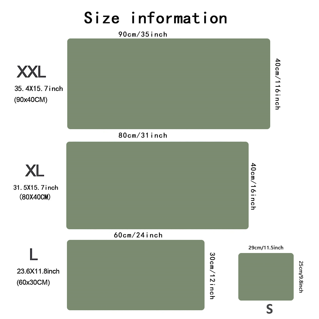 Solid green gaming mousepad la - Mouse Pad Blank Sublimation avaliação e preço