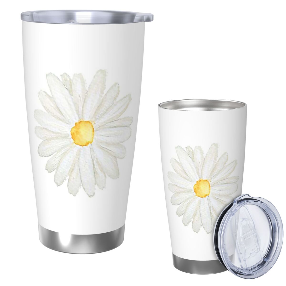 Hand Painted One Little White  - Tumbler 20Oz White avaliação e preço