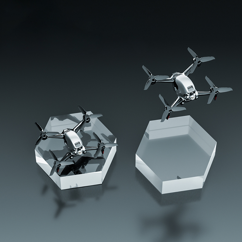 Clear Polished Hexagonal Acryl - Photo Acrylic Block avaliação e preço