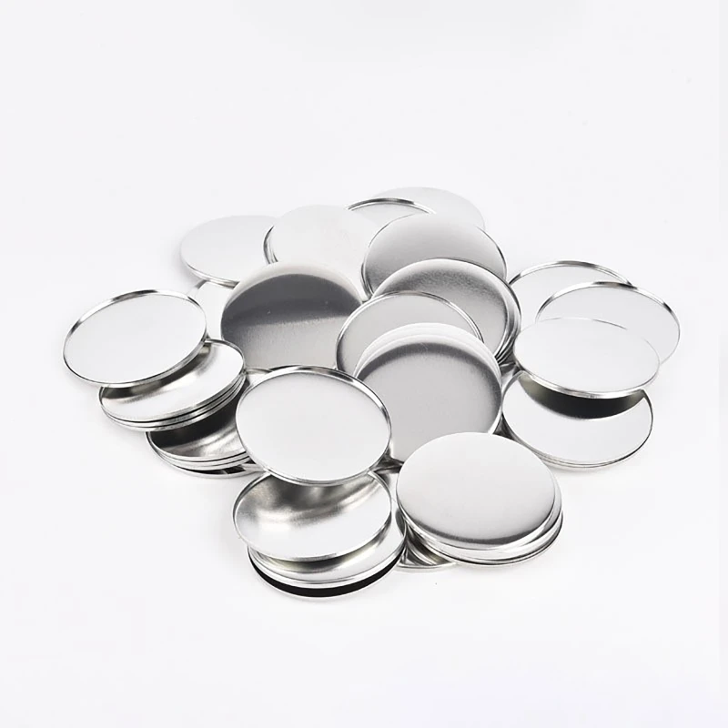 100PCS 44MM 58MM Plastic Metal - Button Badge Blank avaliação e preço