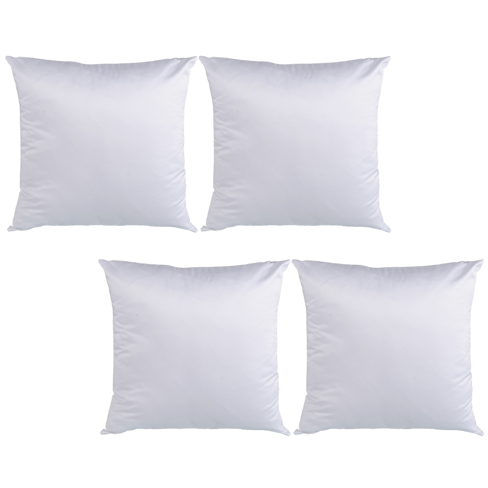 4Pcs White Sublimation Pillow  - Pillow Cover Sublimation avaliação e preço