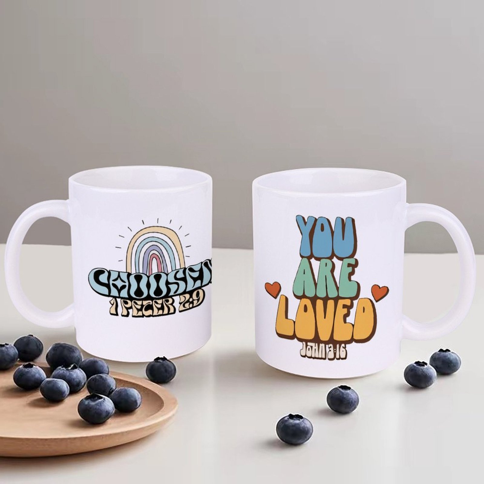 A Rainbow And A Rainbow With T - Sublimation Mug White avaliação e preço