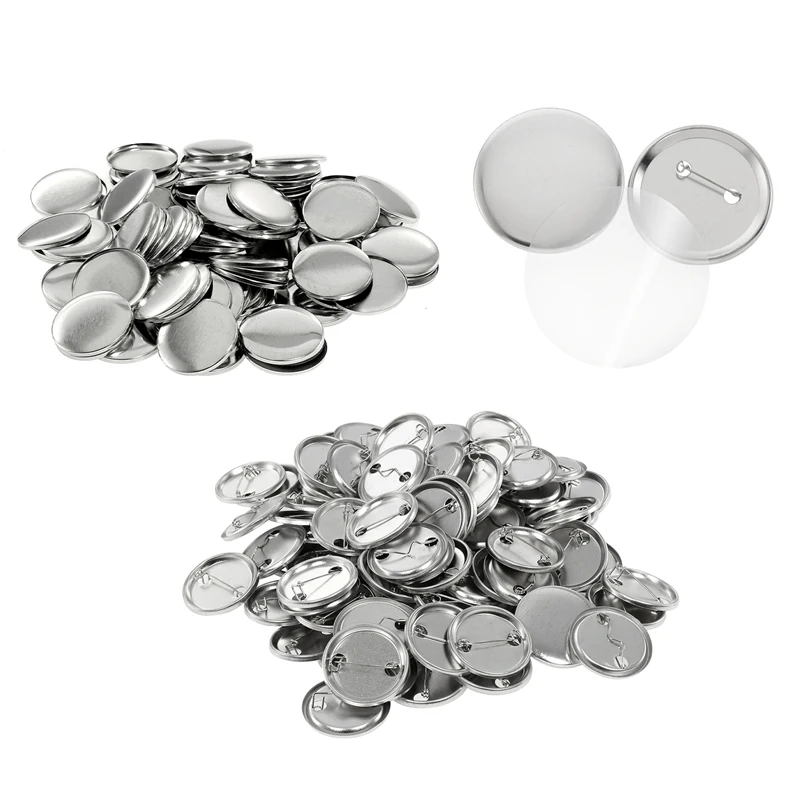 100Set Blank Badge Pin Button  - Button Badge Blank avaliação e preço