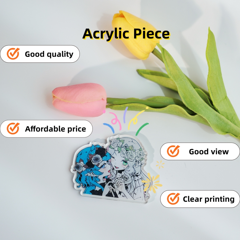 1pc Custom Double-Layer Acryli - Photo Acrylic Block avaliação e preço