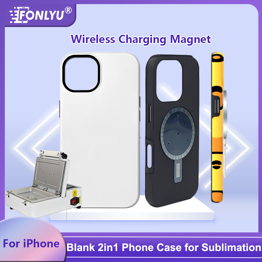 FONLYU 5PC Blank Magentic 2 in - Phone Case Blank Print avaliação e preço