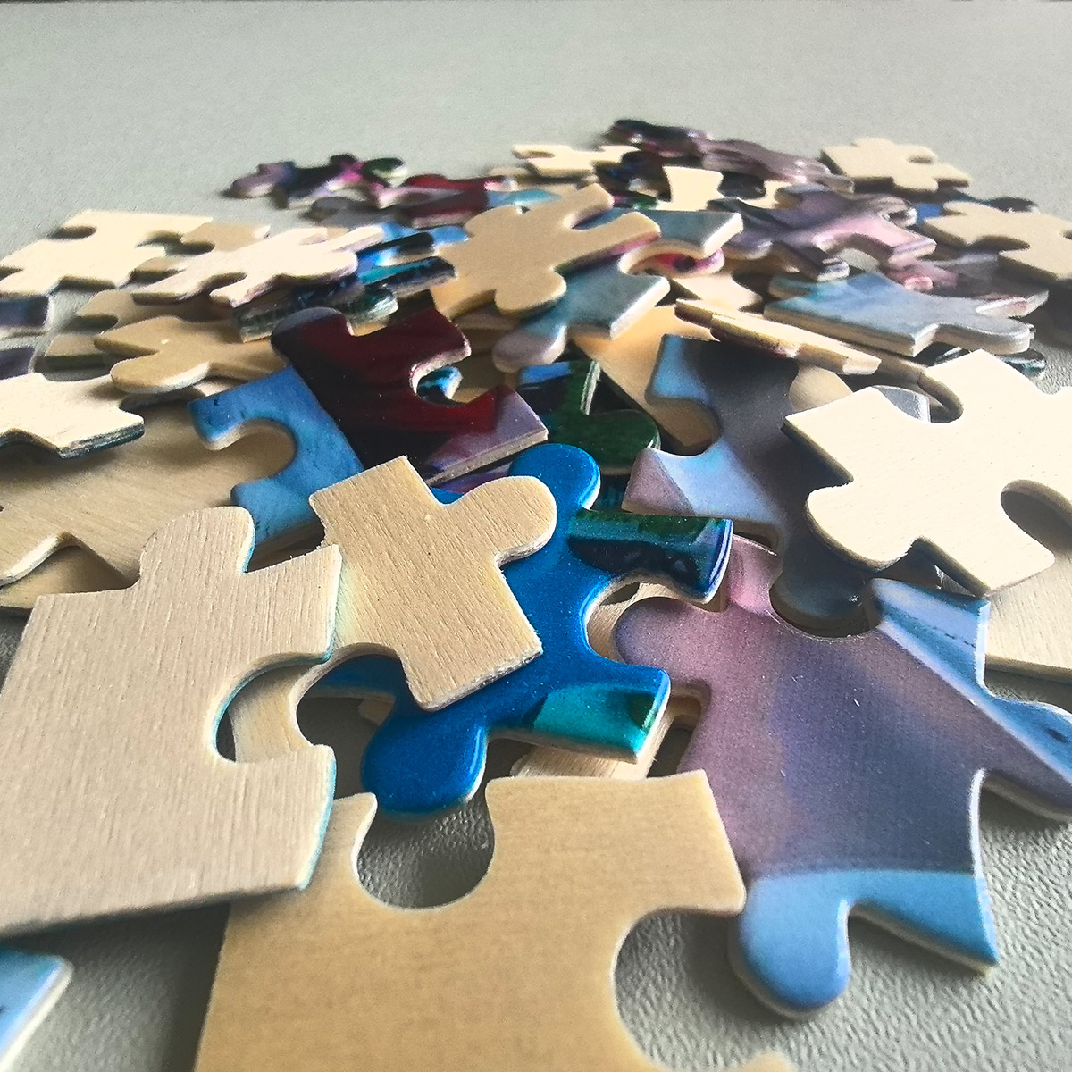 DIY custom puzzle pieces custo - Puzzle Blank White avaliação e preço