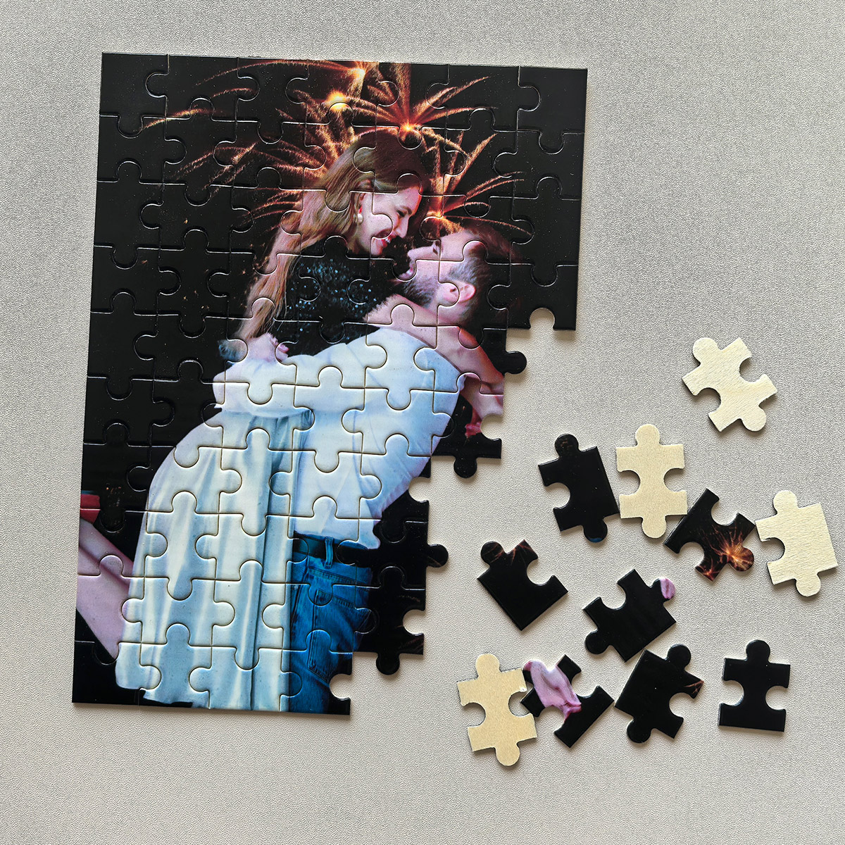 DIY custom puzzle pieces custo - Puzzle Blank White avaliação e preço