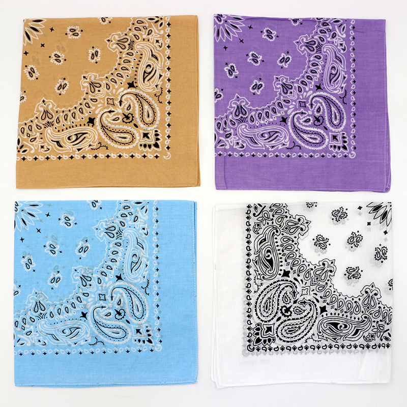 55CM Square Scarf  Women Sprin - Bandana Blank White avaliação e preço