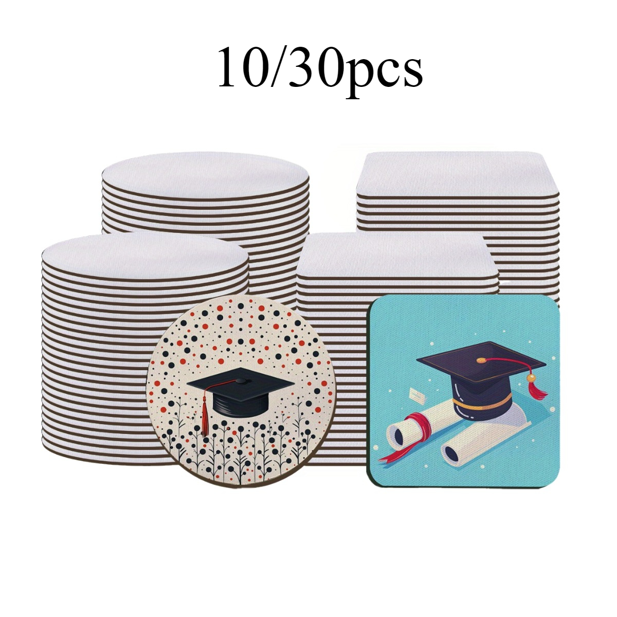 10/30pcs Sublimation Blank Coa - Puzzle Blank White avaliação e preço