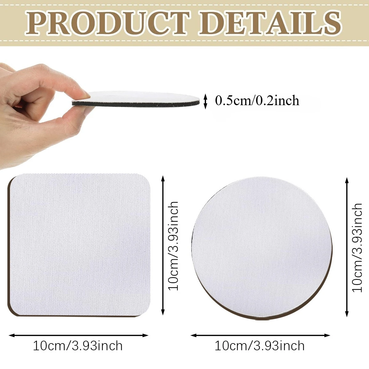 10/30pcs Sublimation Blank Coa - Puzzle Blank White avaliação e preço