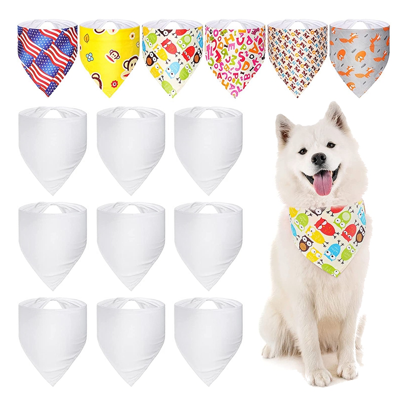 100 Pieces Sublimation Blank D - Bandana Blank White avaliação e preço