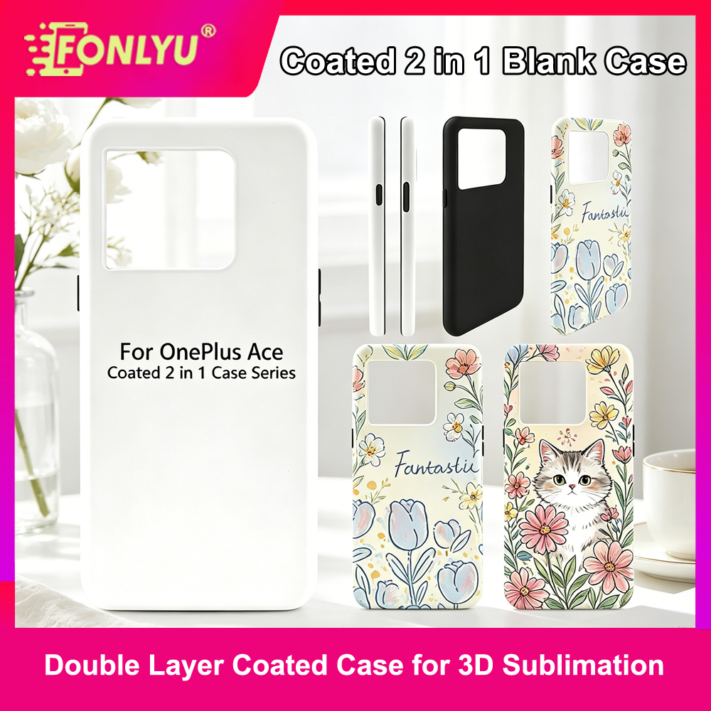 FONLYU 5pcs Coated 2 in 1 Blan - Phone Case Blank Print avaliação e preço