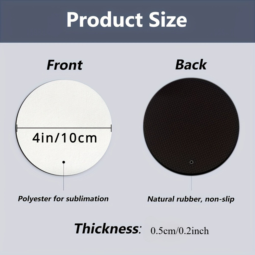 20/60pcs Coasters, Blank Heat- - Coaster Sublimation Blank avaliação e preço