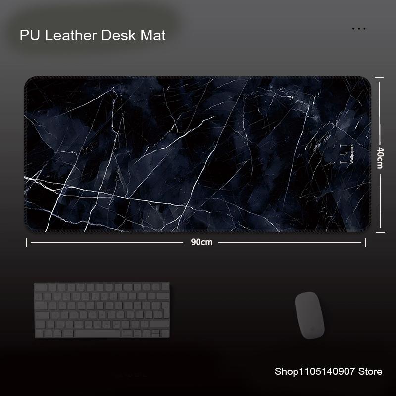 Luxury Marble Art XXL PU Leath - Mouse Pad Blank Sublimation avaliação e preço
