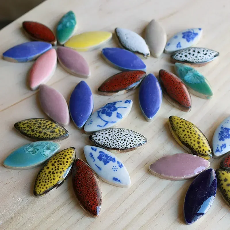 100g Mix color Irregular Ceram - Ceramic Tile Blank avaliação e preço