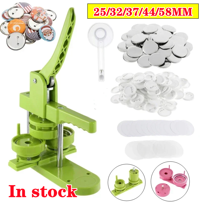 25/32/37/44MM Button Maker Mac - Button Badge Blank avaliação e preço