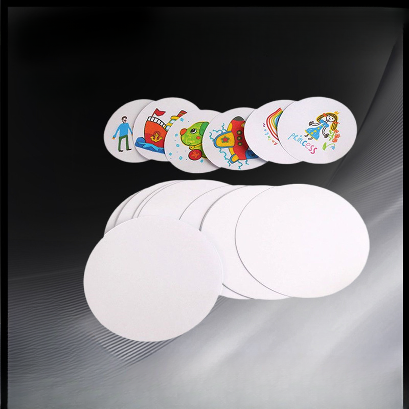 100pcs Round Paper for Button  - Button Badge Blank avaliação e preço