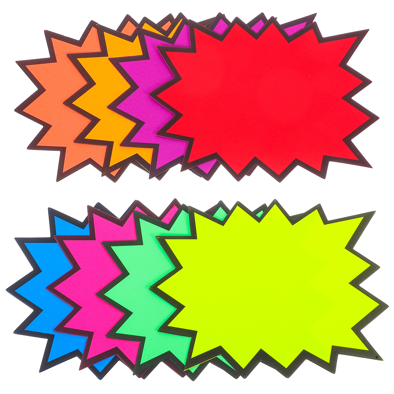 80Pcs Eye Catching Fluorescent - Yard Sign Blank avaliação e preço