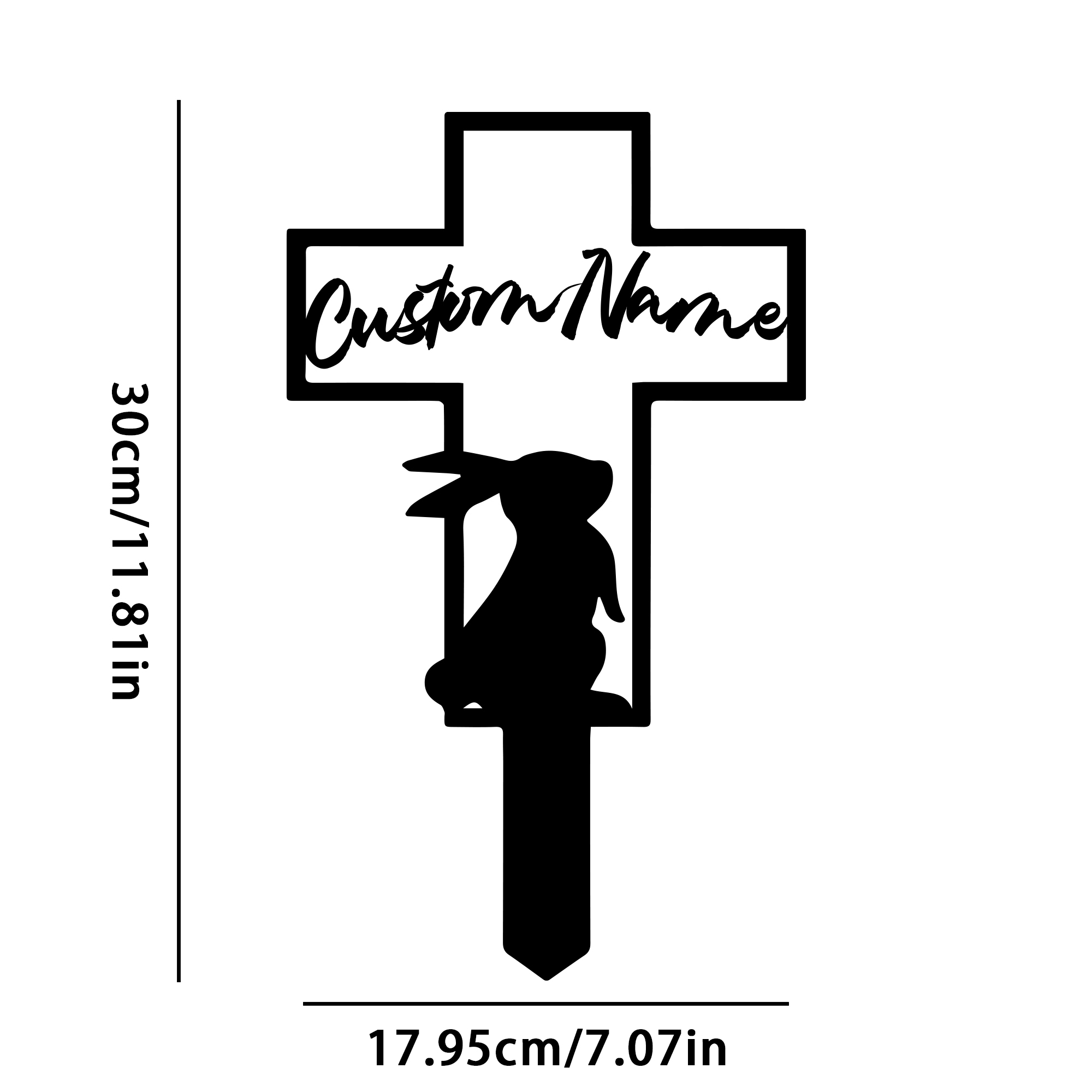 Art Deco Personalized Bunny Me - Yard Sign Blank avaliação e preço