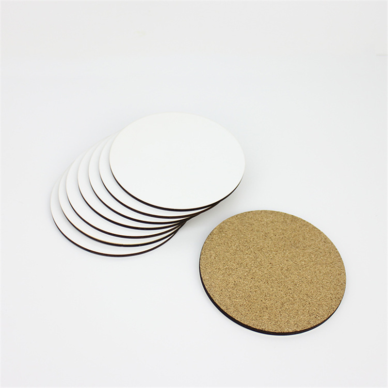 100Pcs/Lot DIY Sublimation Bla - Coaster Sublimation Blank avaliação e preço