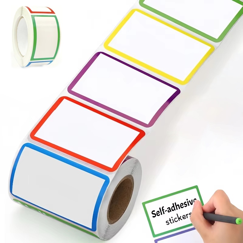 1 Roll Colorful Blank Handwrit - Water Bottle Blank avaliação e preço