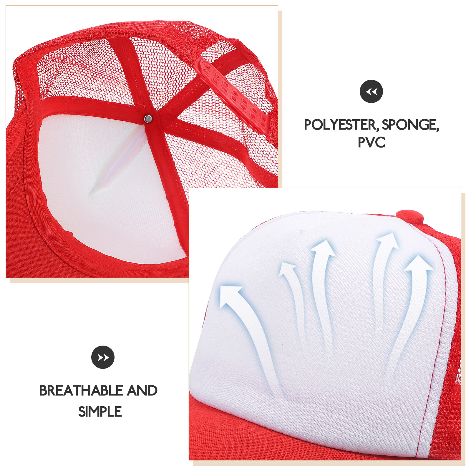 10Pcs Blank Mesh Baseball Caps - Hat Sublimation Blank avaliação e preço