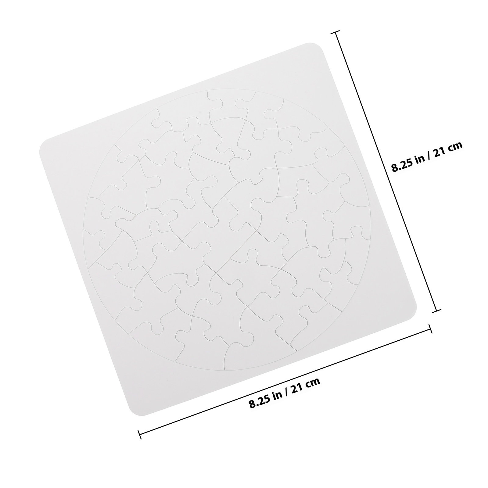 5 Sets Puzzle Sublimation Puzz - Puzzle Blank White avaliação e preço