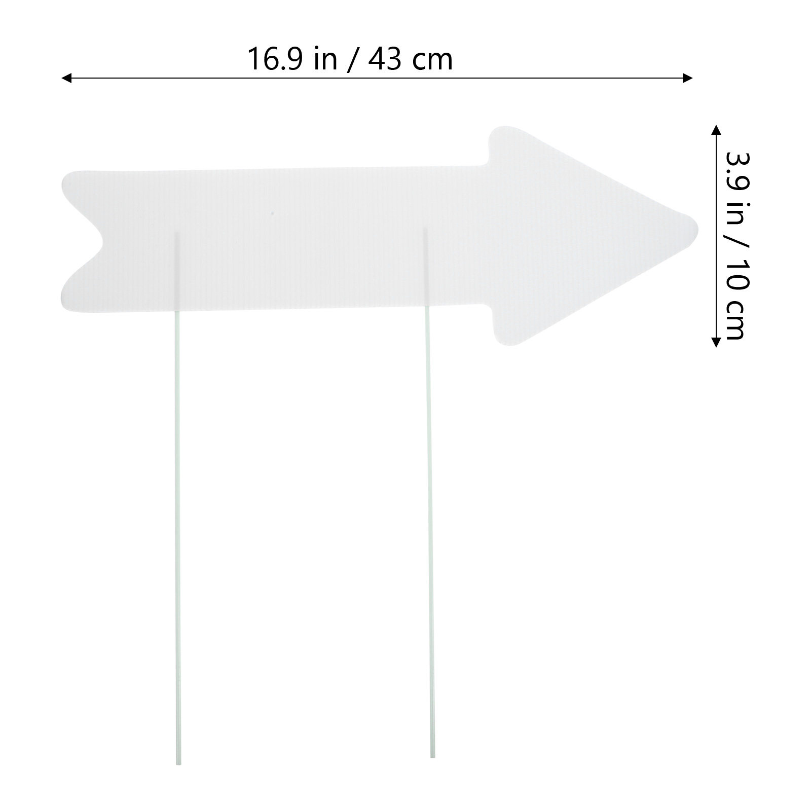 5Pcs Blank Plastic Yard Signs  - Yard Sign Blank avaliação e preço