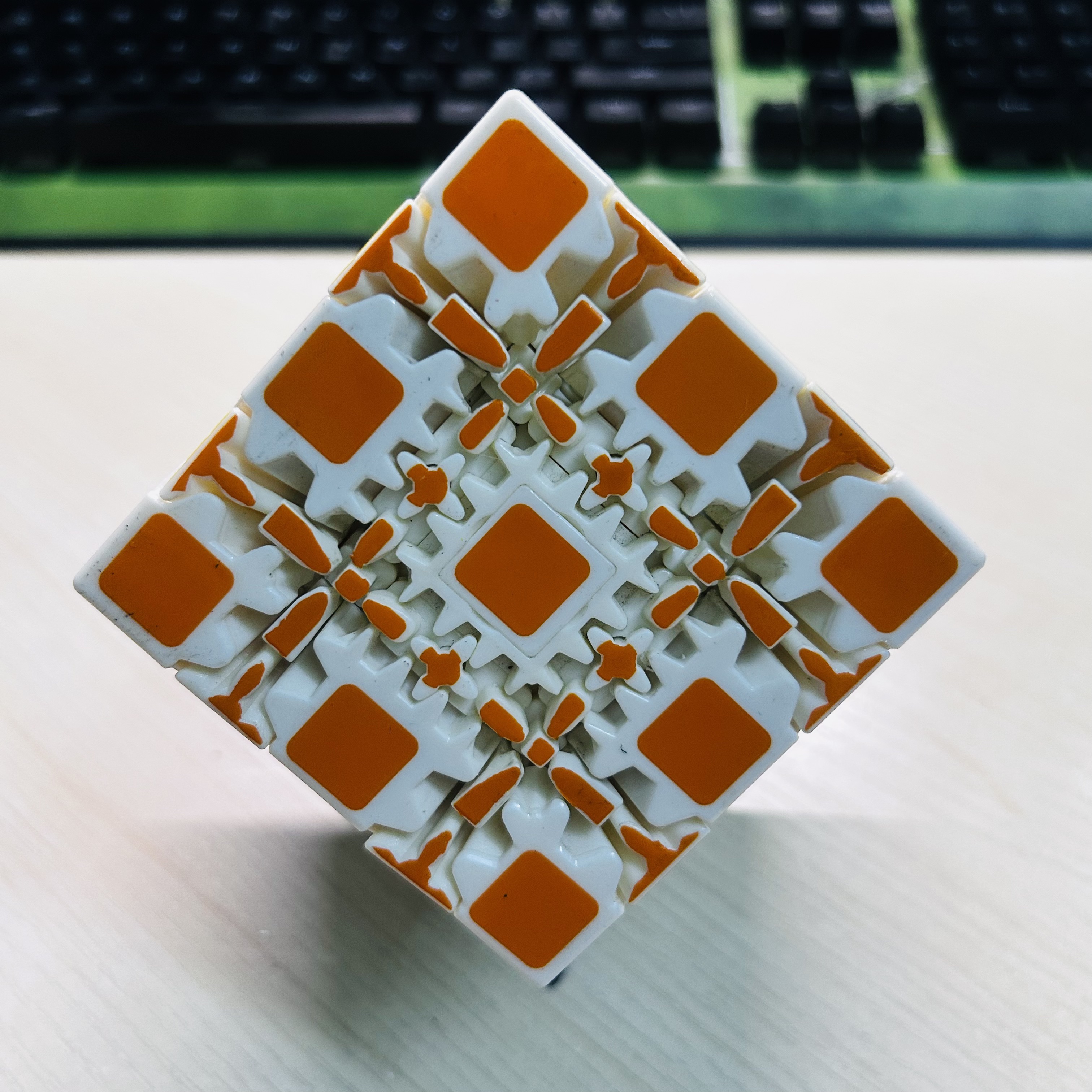 Collection Cube 5x5 Gear Cube  - Puzzle Blank White avaliação e preço