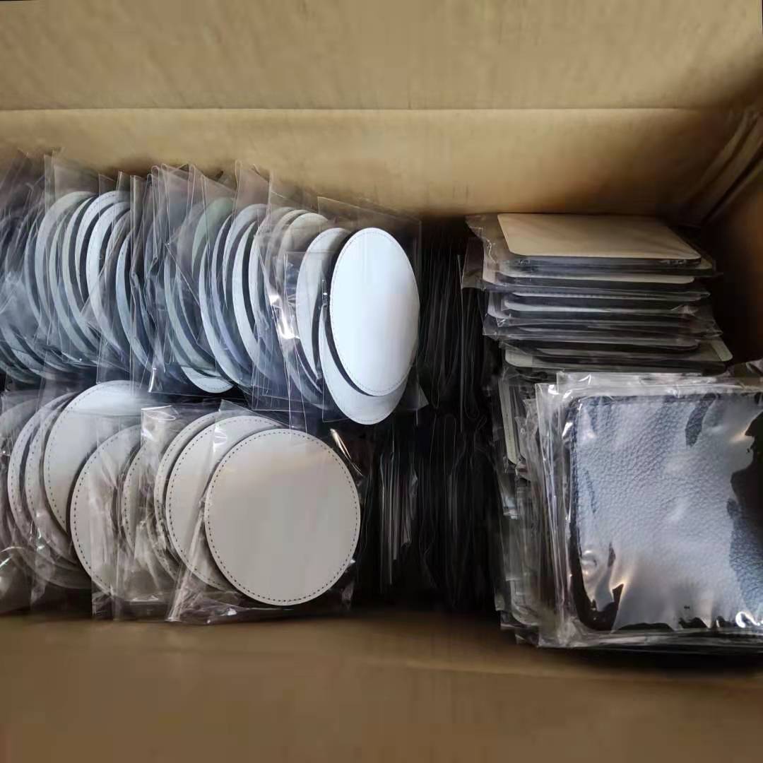 50pcs/lot 10*10cm New Blank Su - Coaster Sublimation Blank avaliação e preço