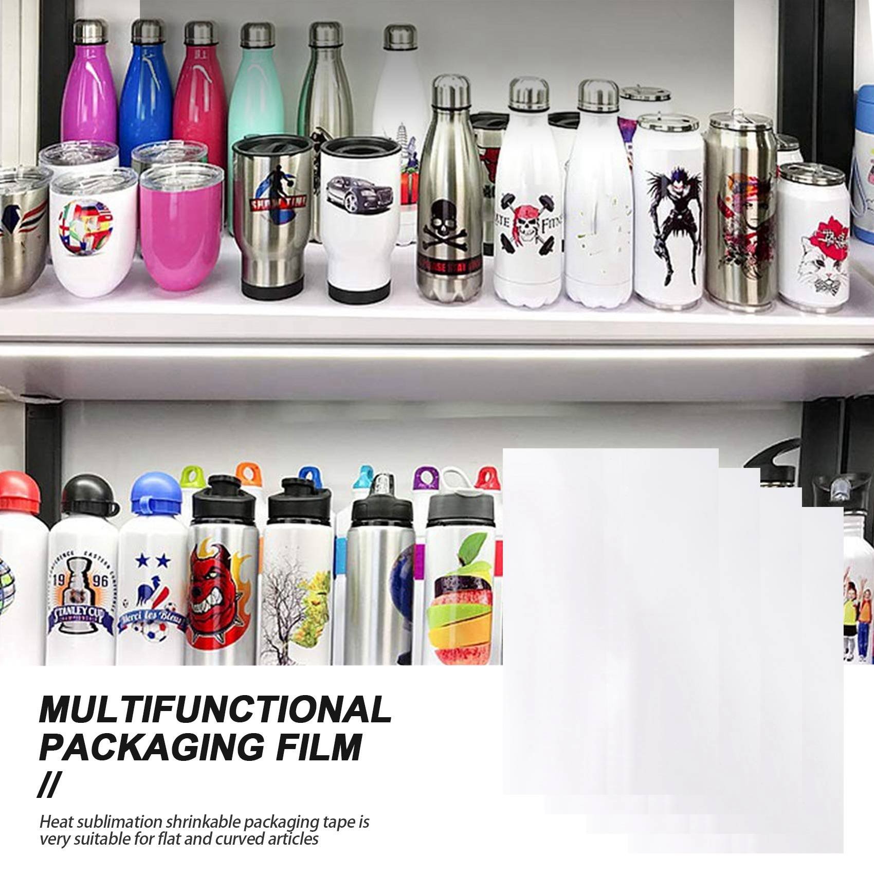 ABHI-30Pcs Sublimation Shrink  - Sublimation Mug White avaliação e preço