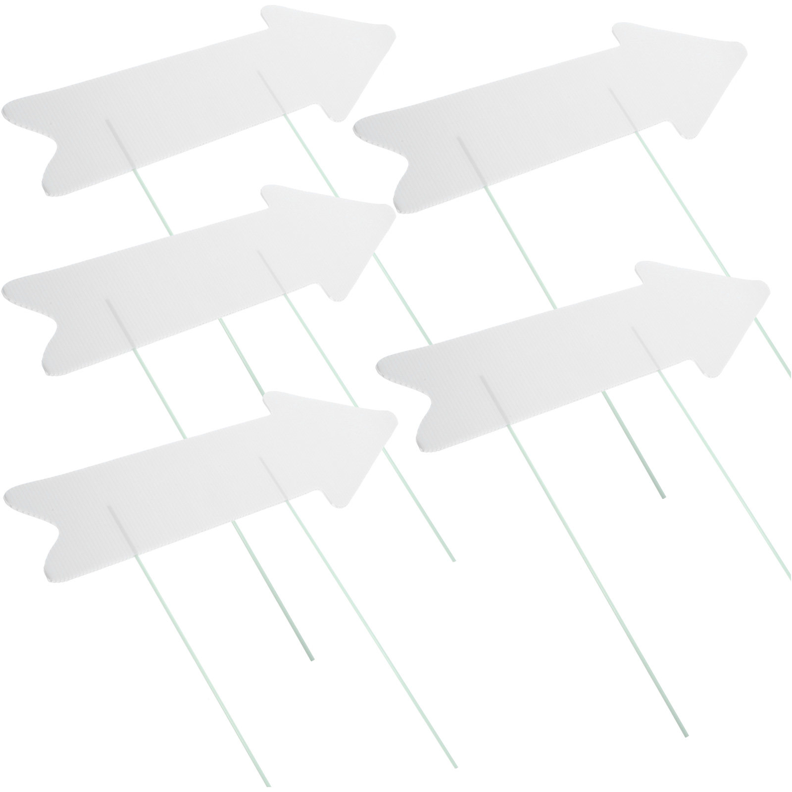 5Pcs Blank Yard Signs Plastic  - Yard Sign Blank avaliação e preço